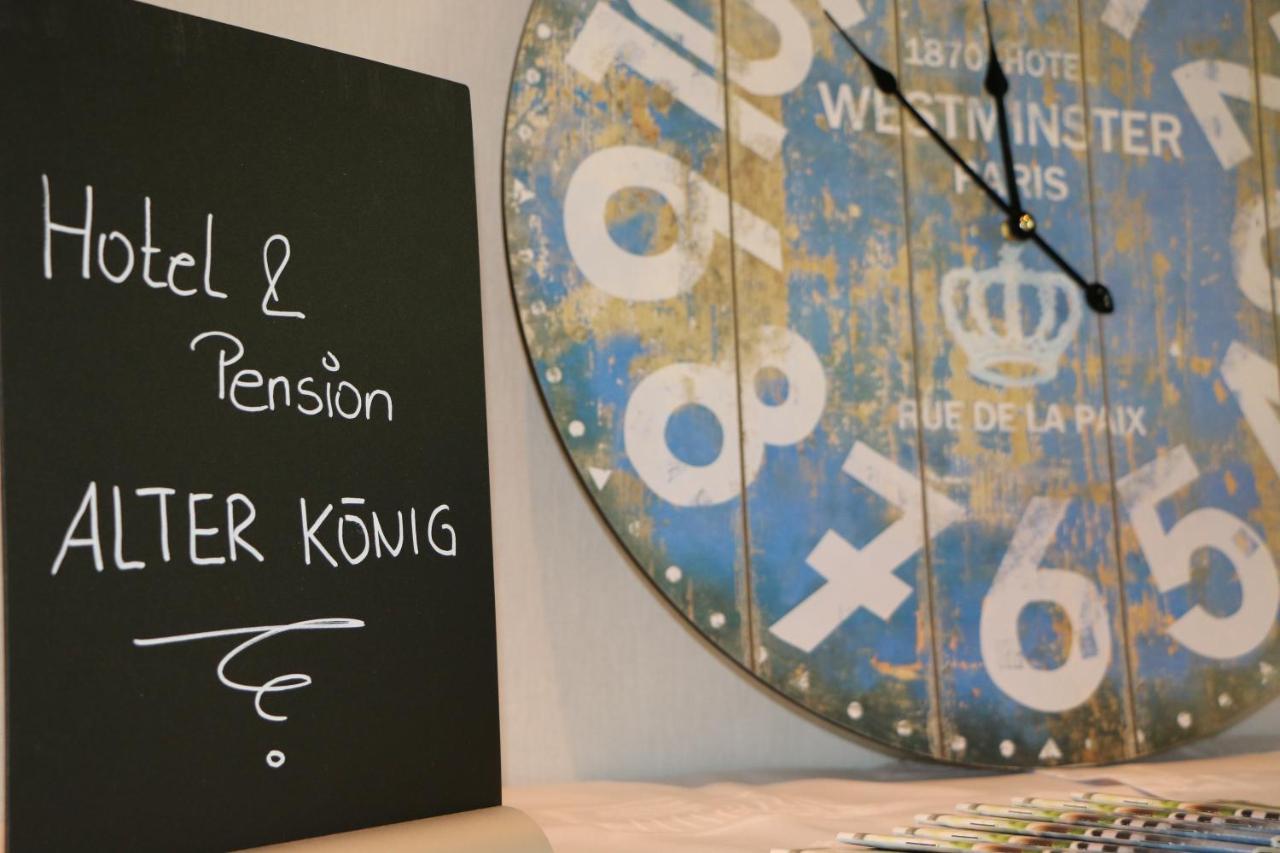Hotel - Pension & Gaststaette "Alter Koenig" Hettstedt Bagian luar foto